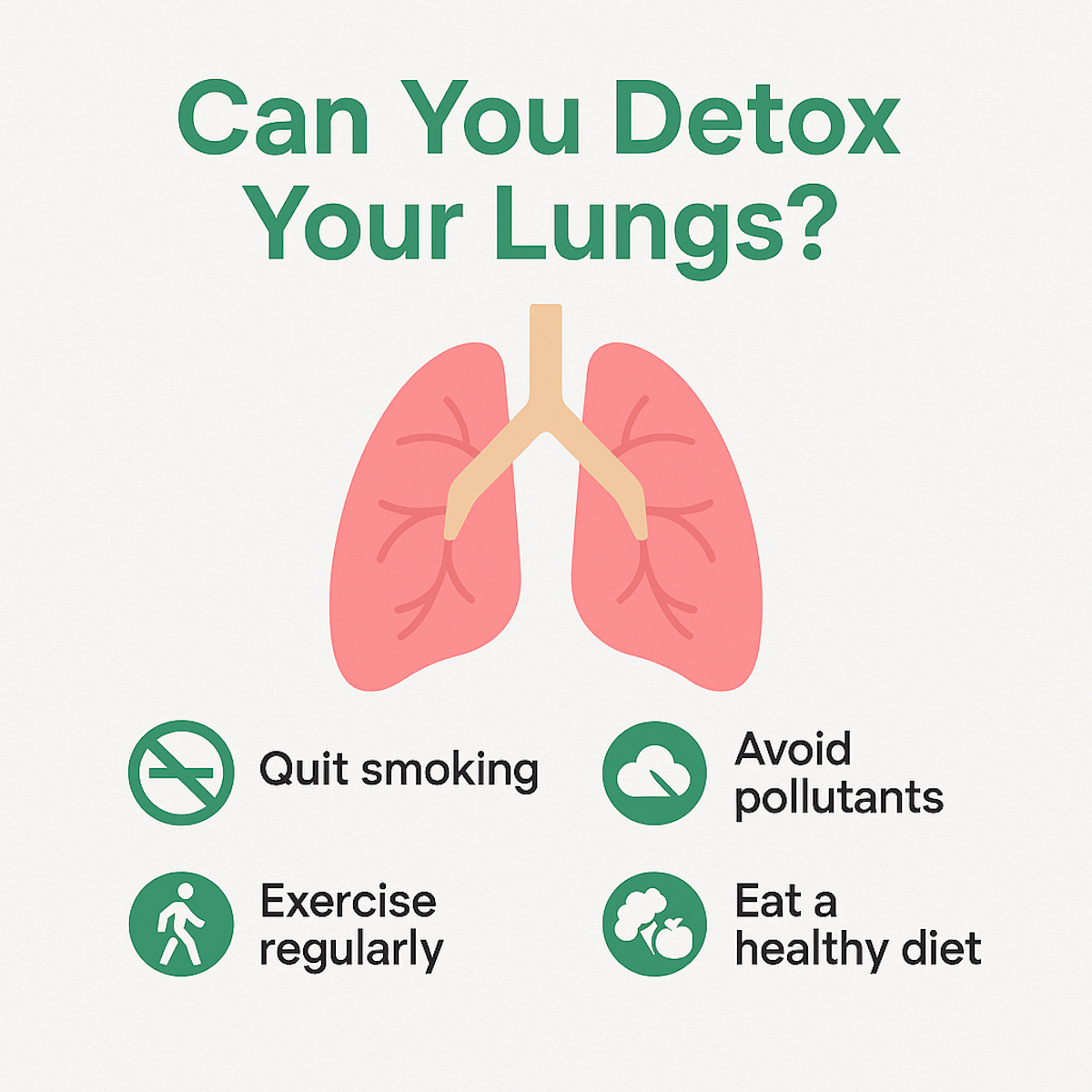 Can you detox your lungs illustration graphic