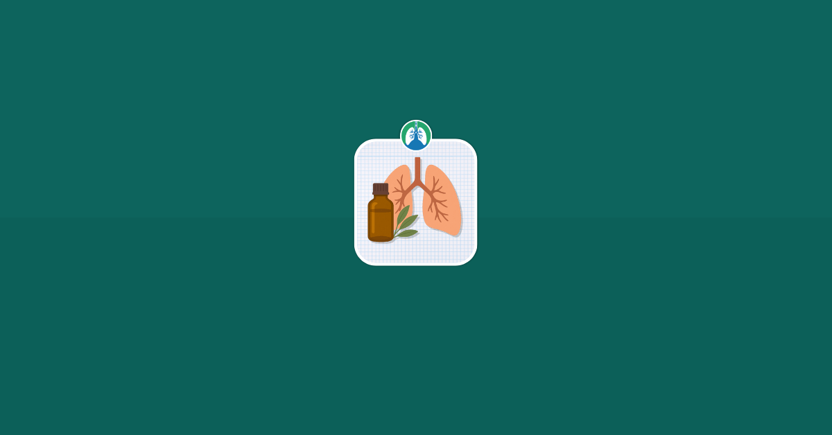 Best Essential Oils for Breathing and Lung Health Vector