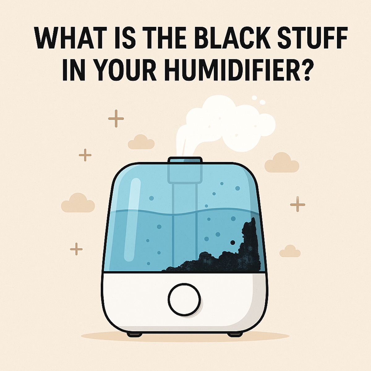 What is the Black Stuff in Your Humidifier Illustration
