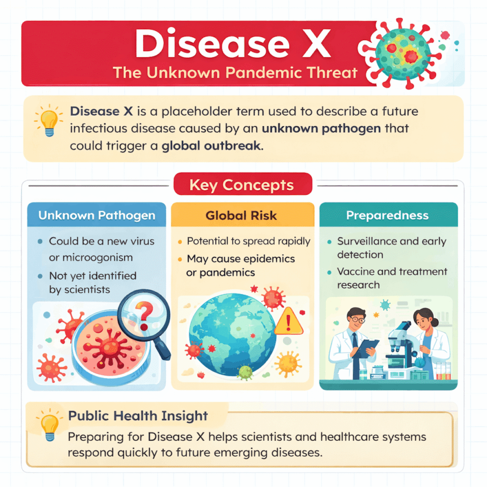 searching for ‘pathogen x’ that will drive the... Disease X: Pandemic Risks and Global Preparedness (2026)