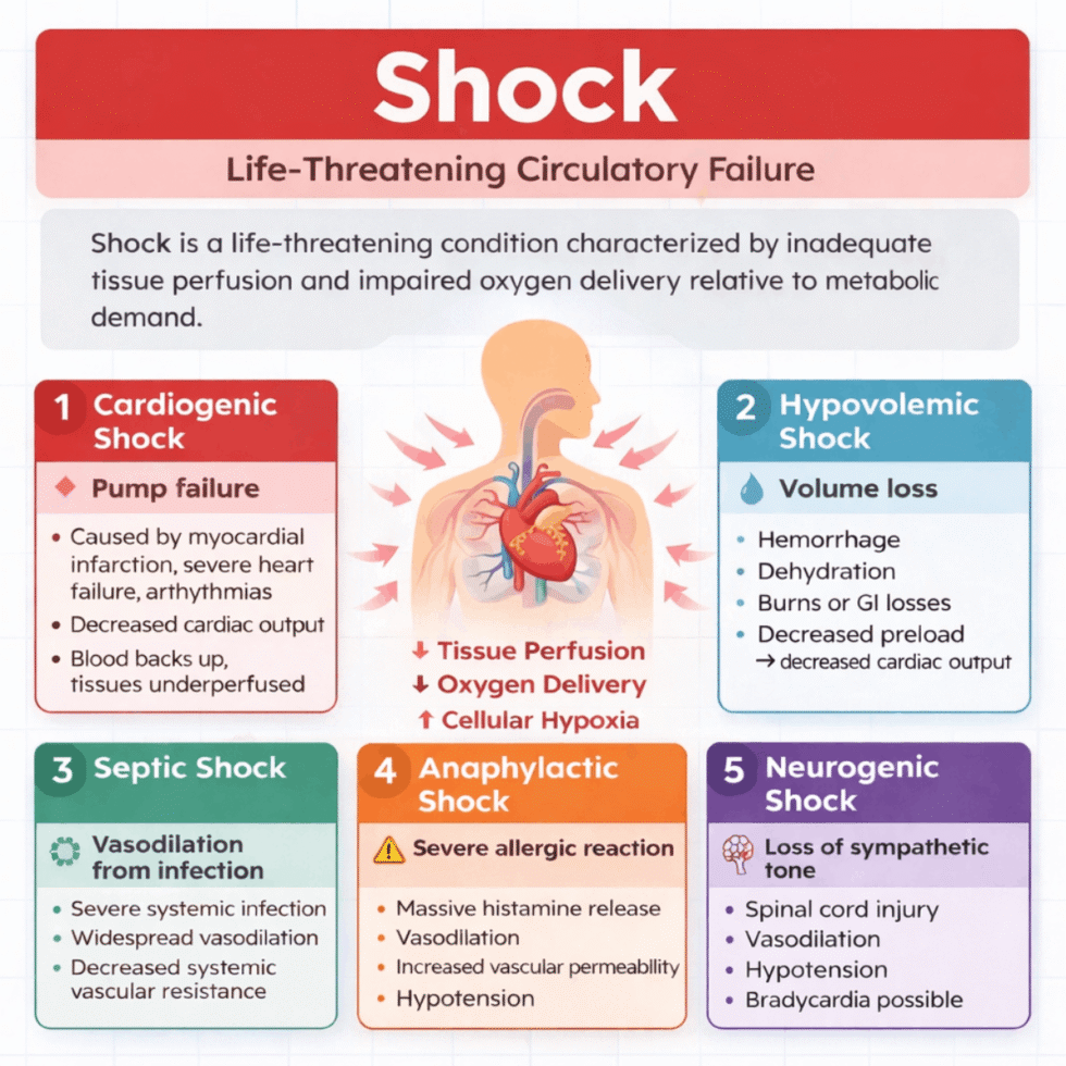 Shock: Types, Causes, and Respiratory Impact (2026)