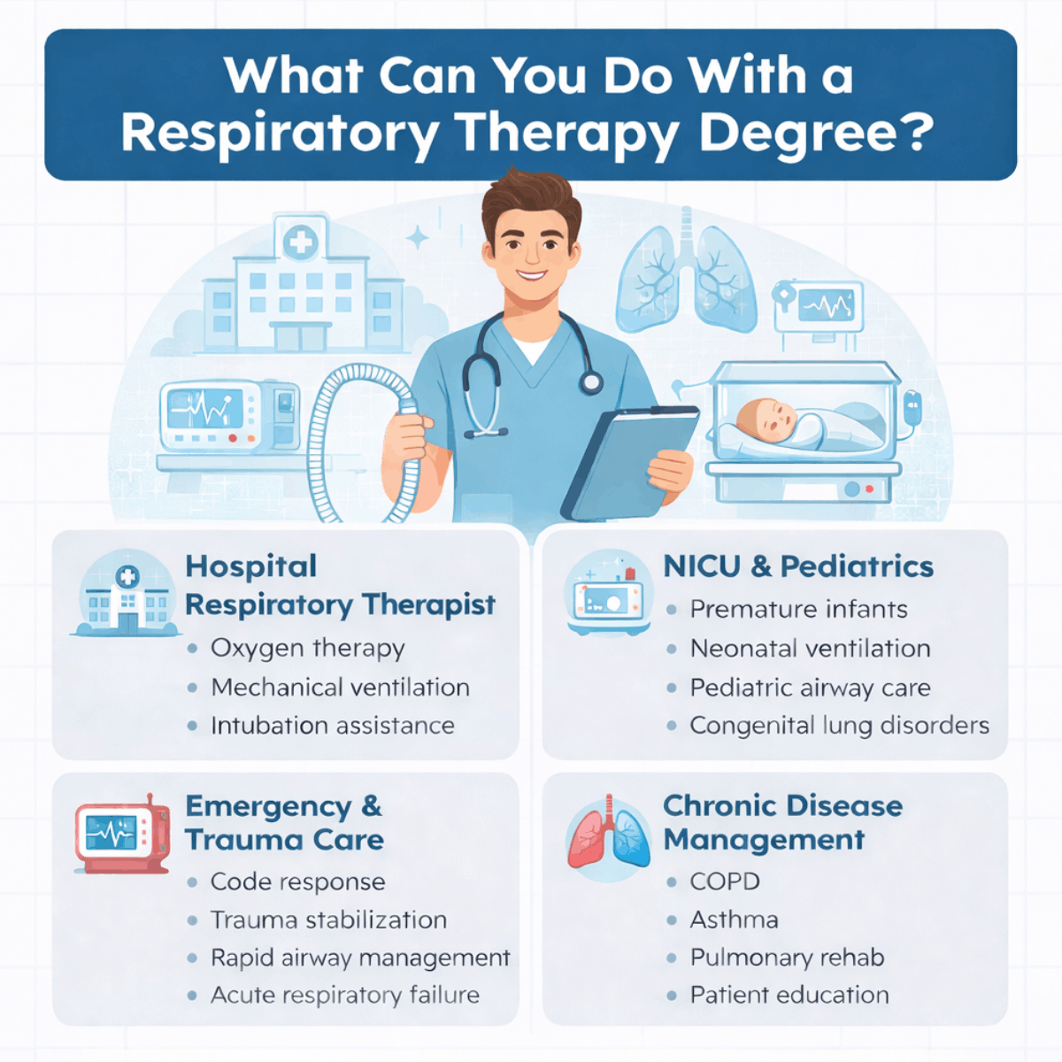 What Can You Do With a Respiratory Therapy Degree? (2026)