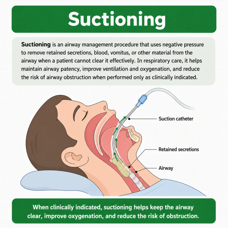 Suctioning in Respiratory Care: Key Clinical Concepts