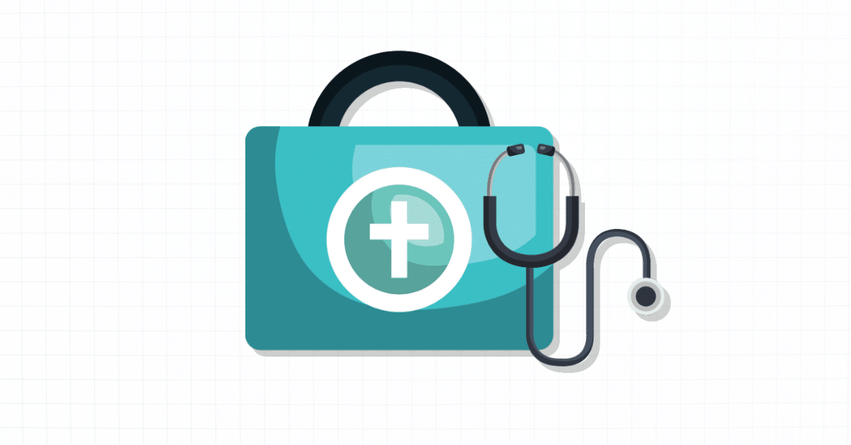 Stethoscope case vector illustration image
