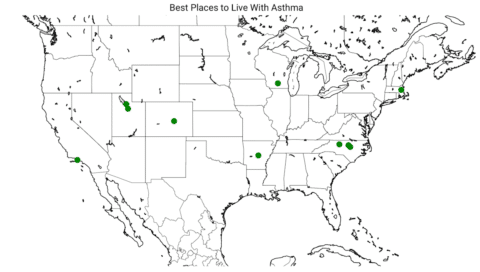 Top 10 Best and Worst Places to Live with Asthma (2025)