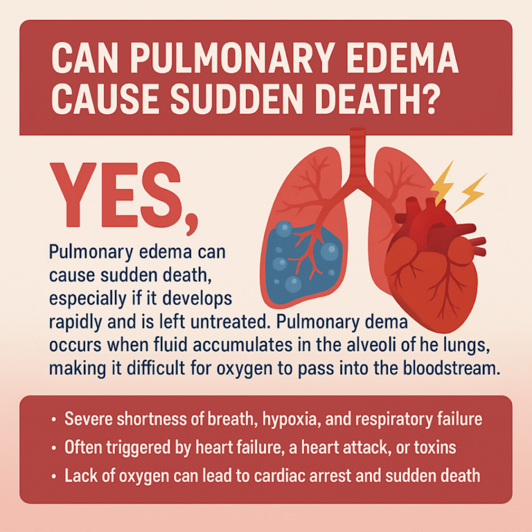 O2 Vent Support Can Pulmonary Edema Cause Sudden Death? (2026)