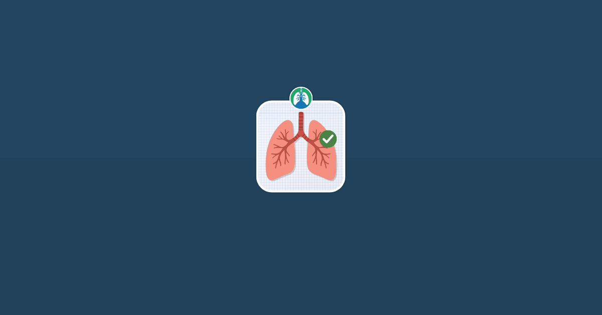 Tips for Healthy Lungs Vector