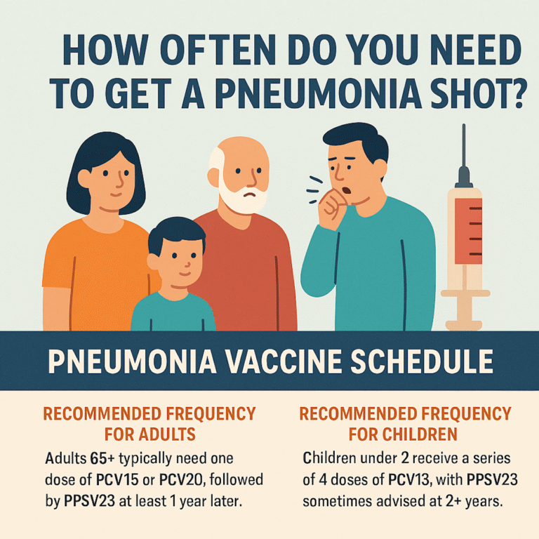 How Often Do You Need to Get a Pneumonia Shot? (2026)
