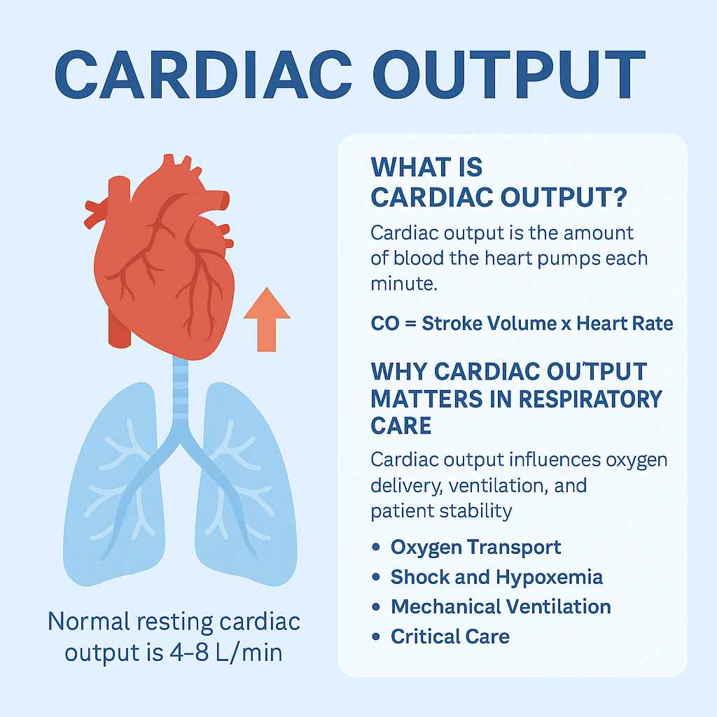 Cardiac Output Illustration Infographic