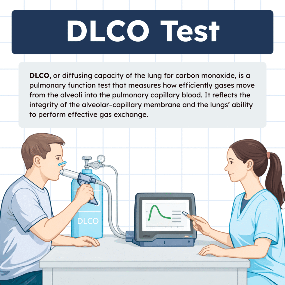 Diffusing Capacity of the Lungs for Carbon Monoxide (DLCO)