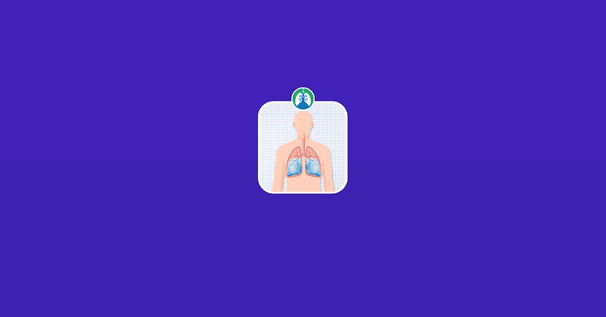 Symptoms of Fluid in the Lungs Vector
