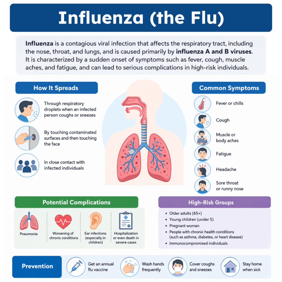 Influenza (Flu): Clinical Overview and Respiratory Care Guide
