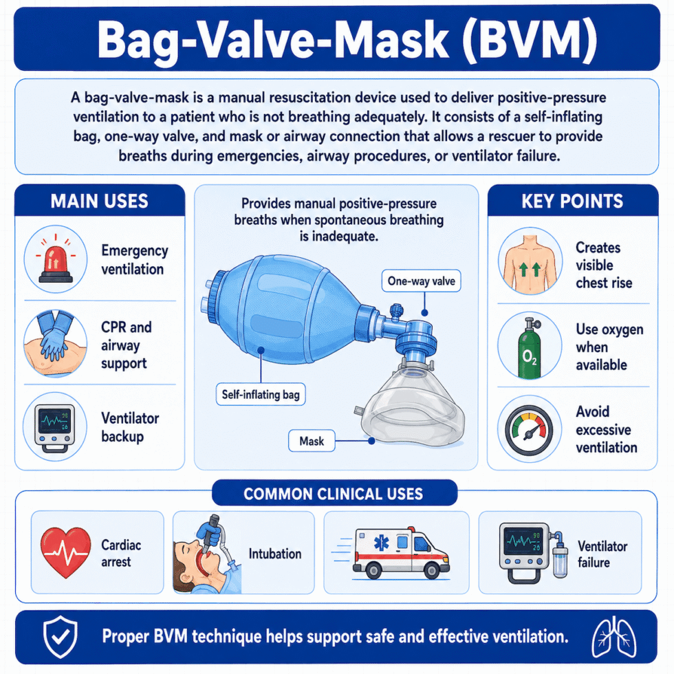 Bag-Valve-Mask (BVM): Overview and Clinical Uses