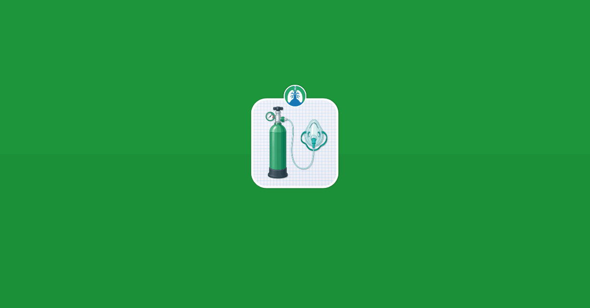 Medical Gas Therapy Illustration Infographic