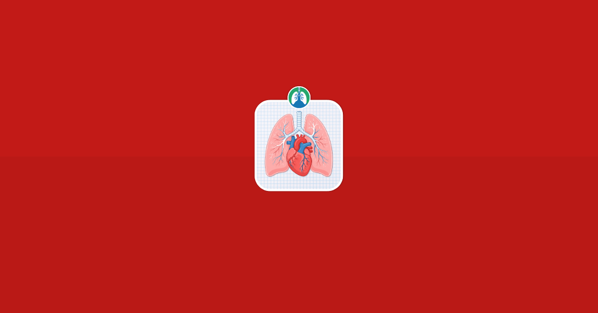 Cardiopulmonary Pathology Illustration Vector Cardiopulmonary Pathology Illustration Vector