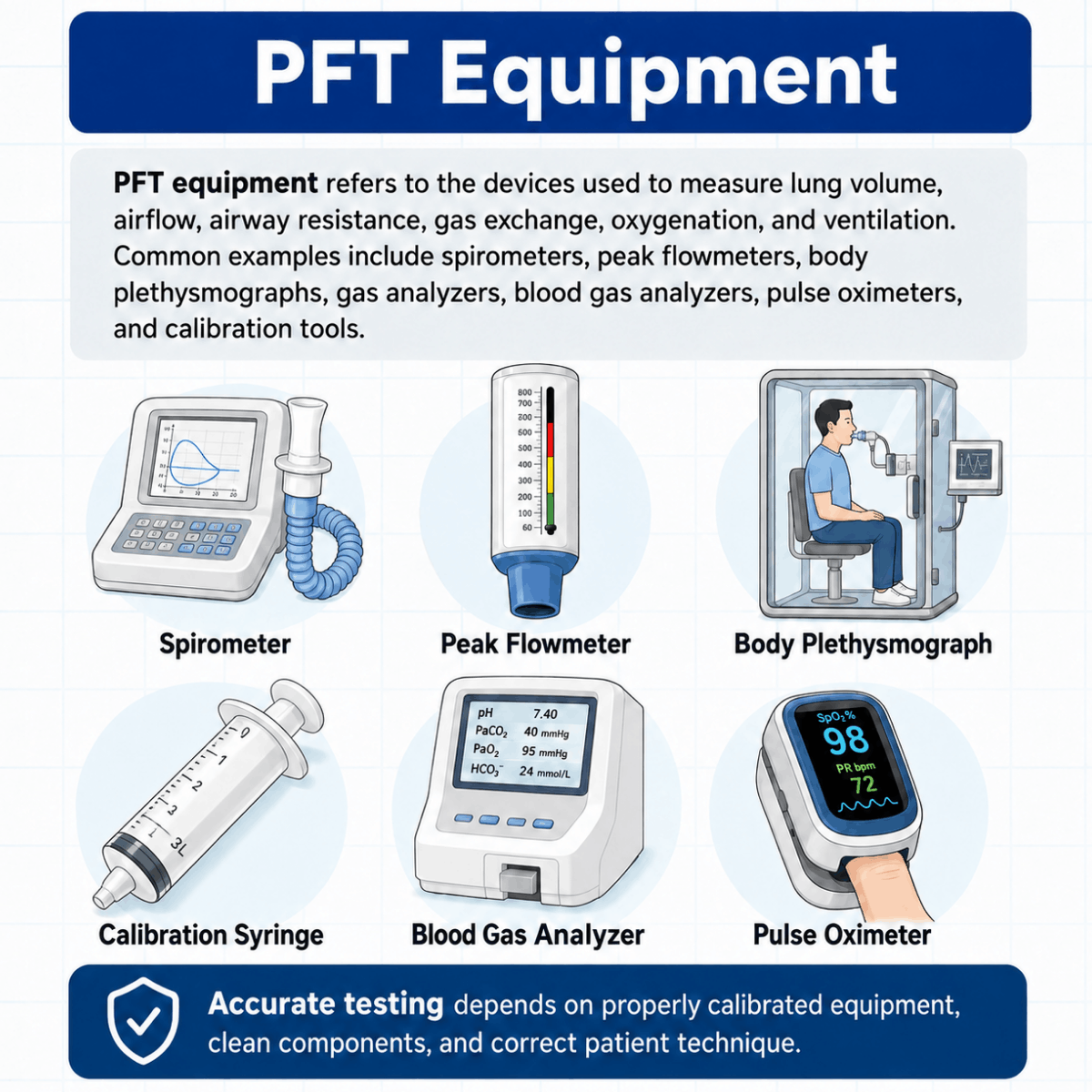 Pft Testing PFT Equipment: Devices Used in Pulmonary Function Testing