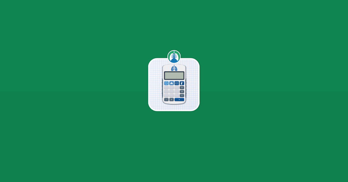 Respiratory Therapy Calculator Tools Vector Image Respiratory Therapy Calculator Tools Vector Image