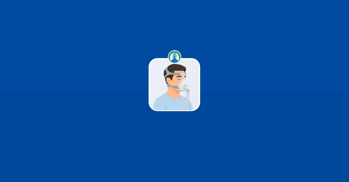 Noninvasive Positive Pressure Ventilation (NPPV) Vector Image