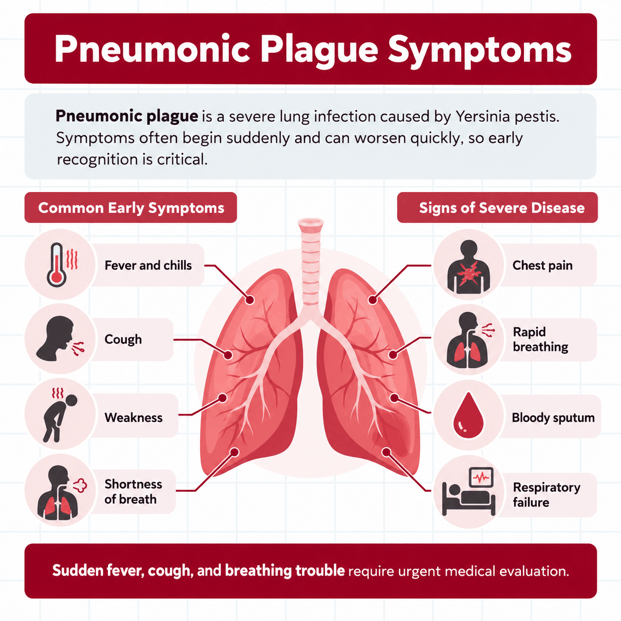 Pneumonic Plague Symptoms: Clinical Signs and Complications
